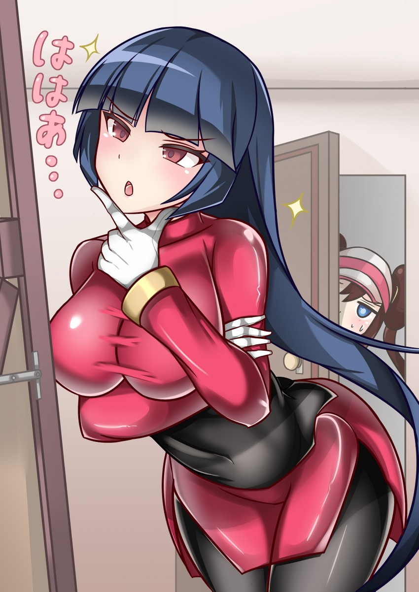 rosa and sabrina (pokemon and 3 more) drawn by sumida_kichi