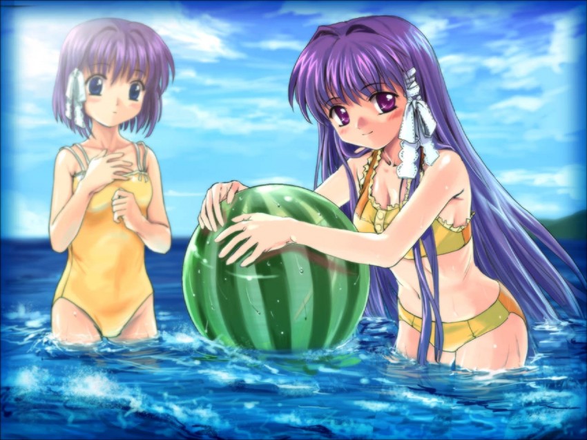 fujibayashi kyou and fujibayashi ryou (clannad) drawn by mutsuki_(moonknives)