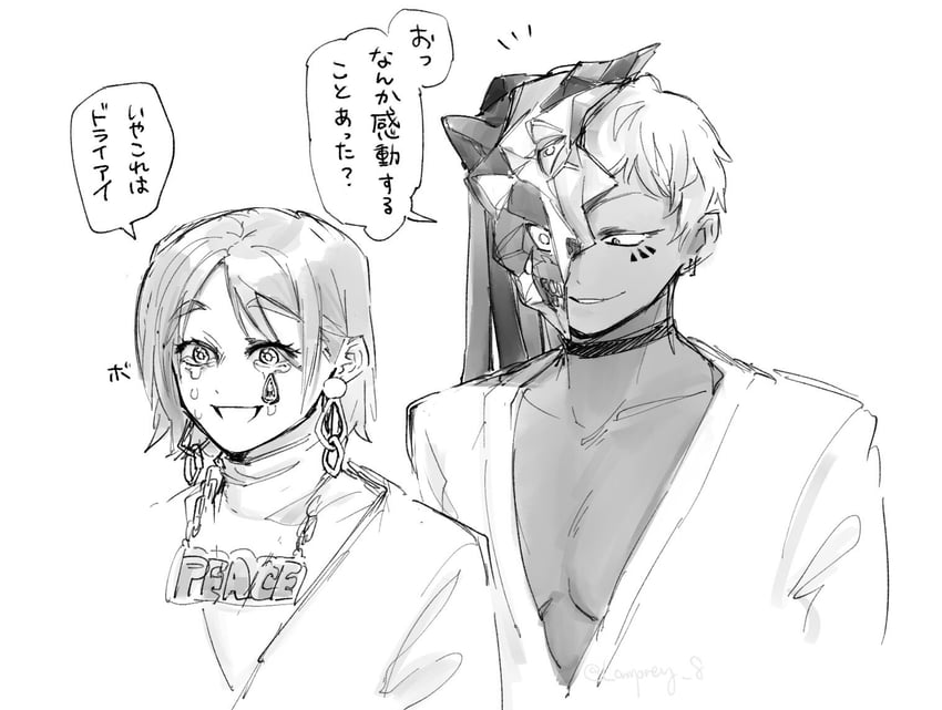 pop and pablo (project moon and 1 more) drawn by yatsumeunagi