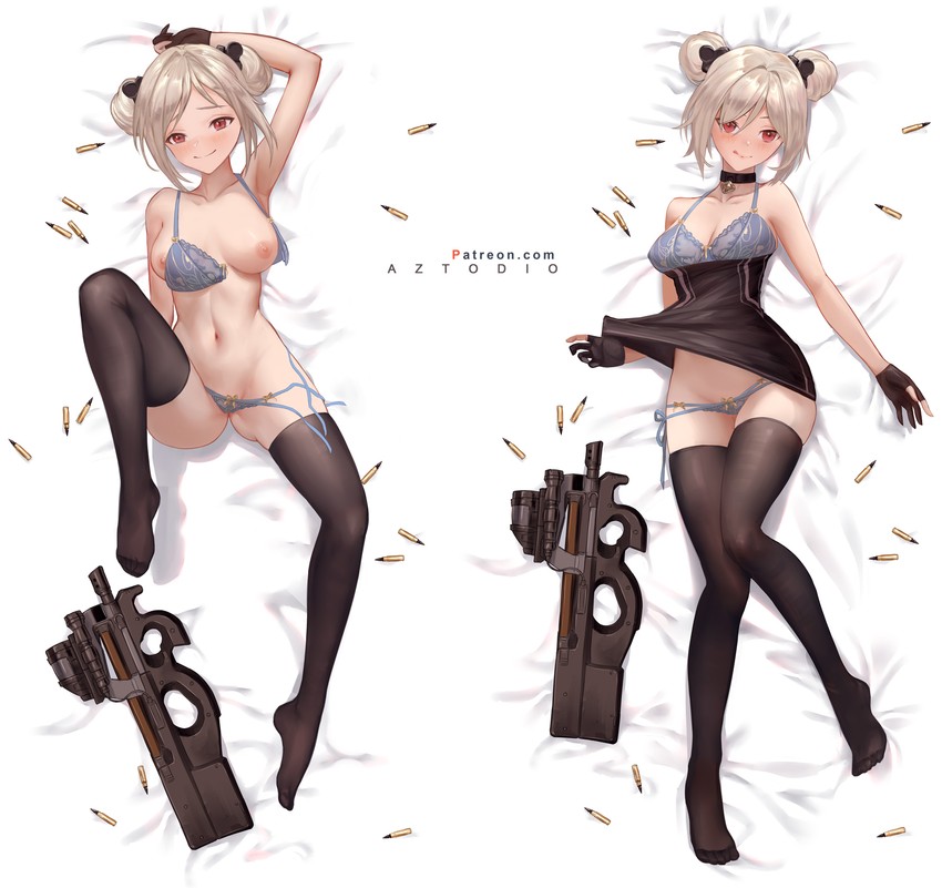 p90 (girls' frontline) drawn by aztodio