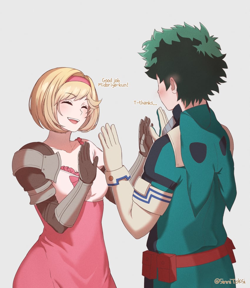 midoriya izuku and djeeta (granblue fantasy and 1 more) drawn by sinnitoksi