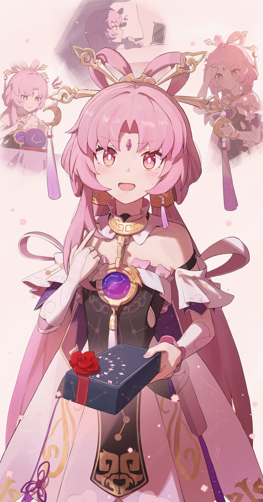 fu xuan (honkai and 1 more) drawn by odd_(hin_yari)