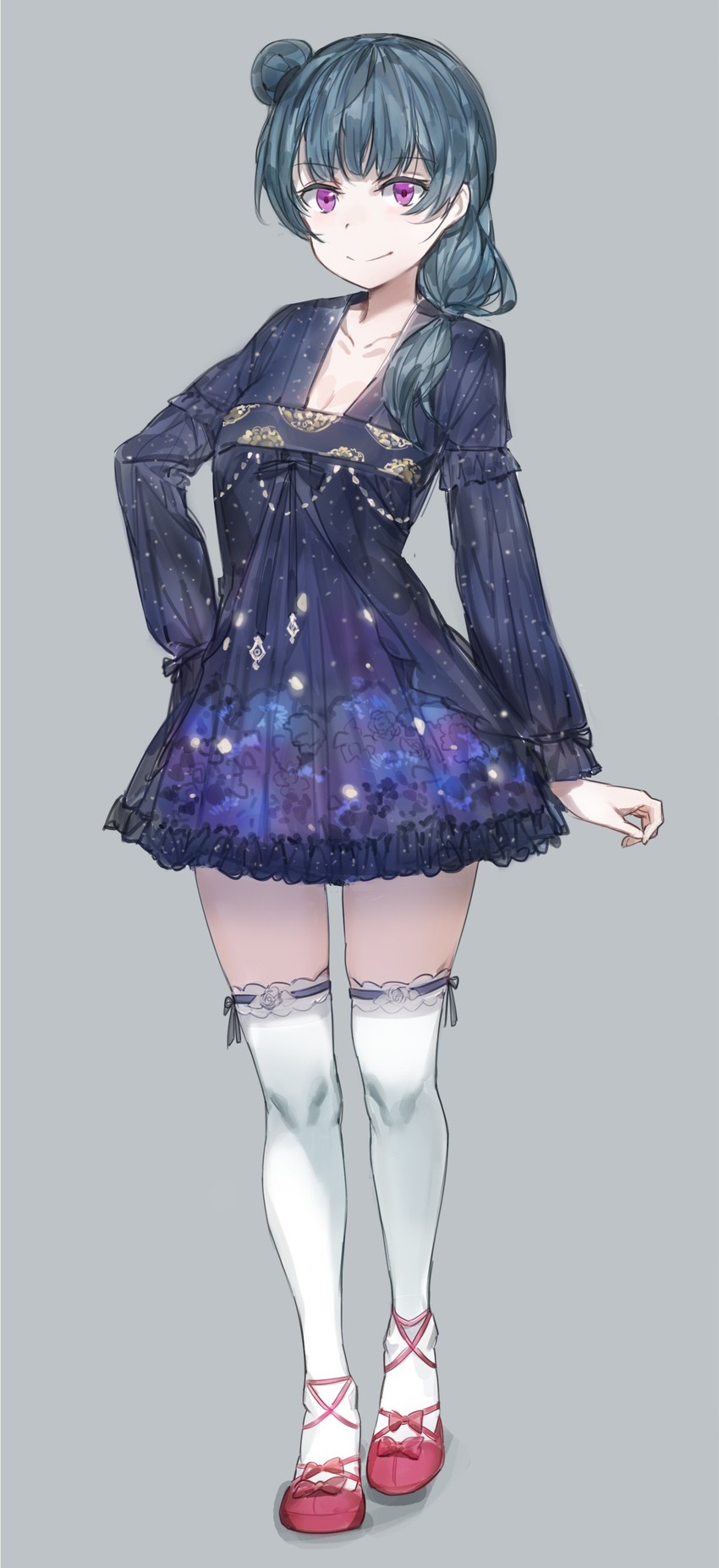 tsushima yoshiko (love live! and 1 more) drawn by free_style_(yohan1754)