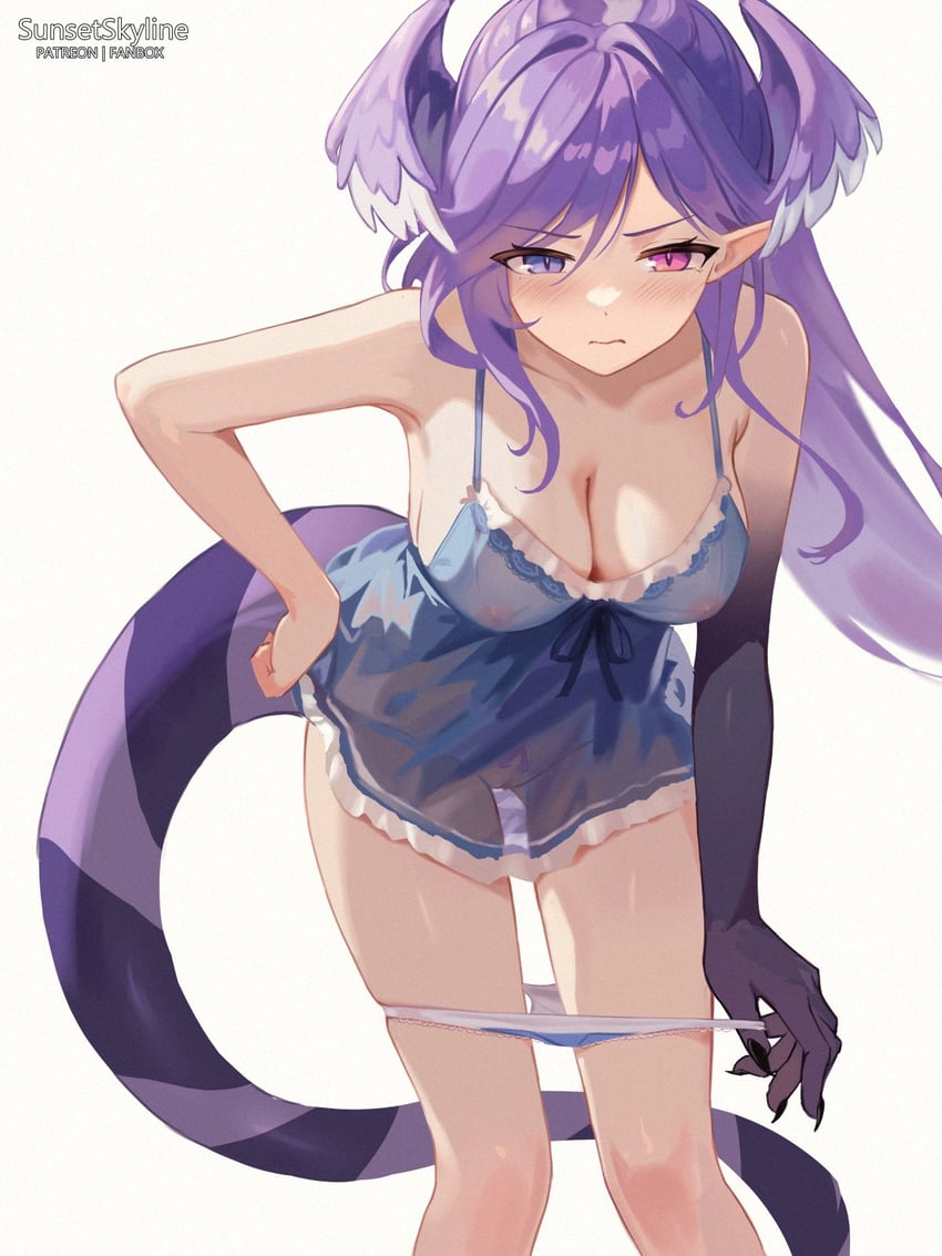selen tatsuki (nijisanji and 1 more) drawn by sunsetskyline