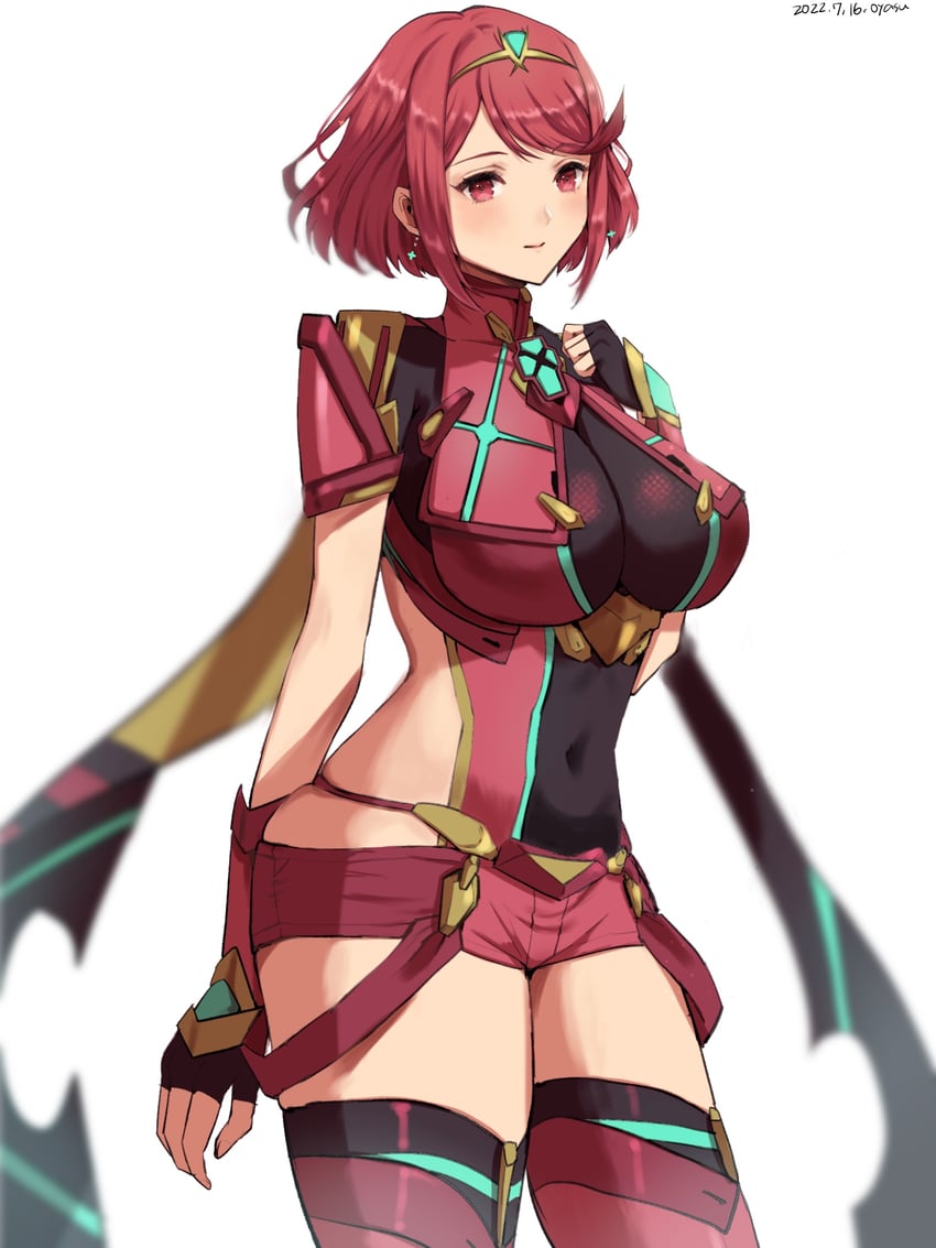 pyra (xenoblade chronicles and 1 more) drawn by yamamori_kinako