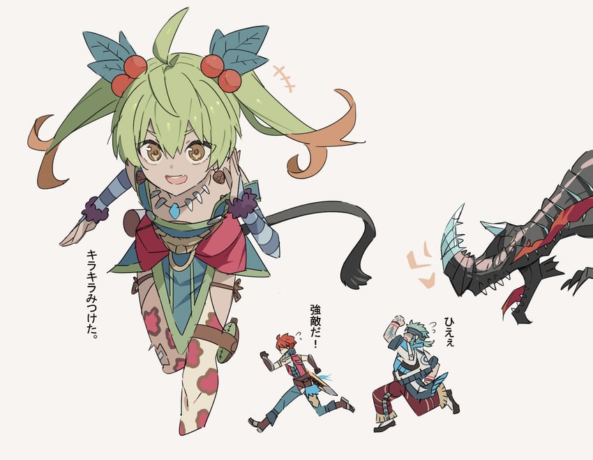 adol christin, ricotta beldine, and sahad nautilus (ys and 1 more) drawn by george_man