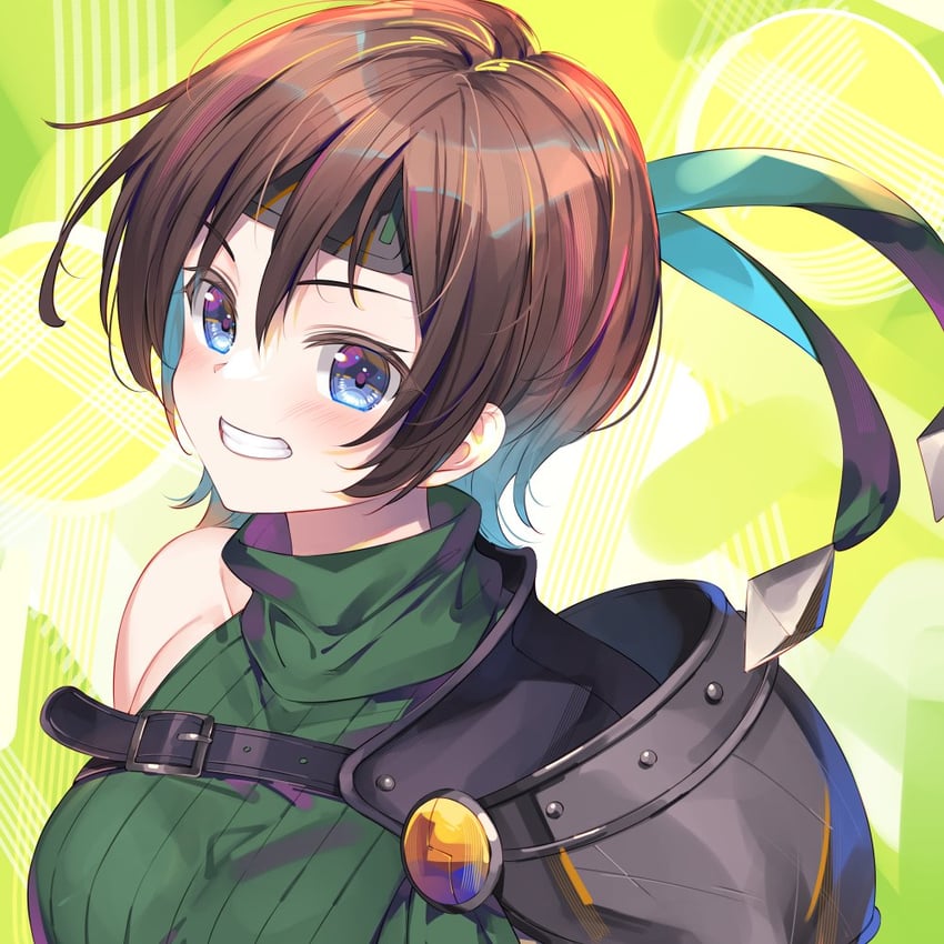 yuffie kisaragi (final fantasy and 1 more) drawn by bucchake_(asami)