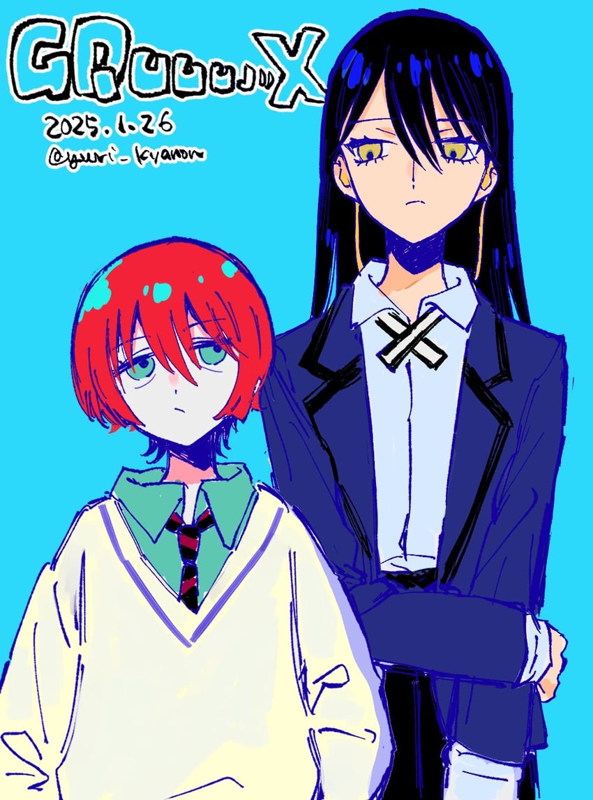 amate yuzuriha and nyaan (gundam and 1 more) drawn by yuri_kyanon