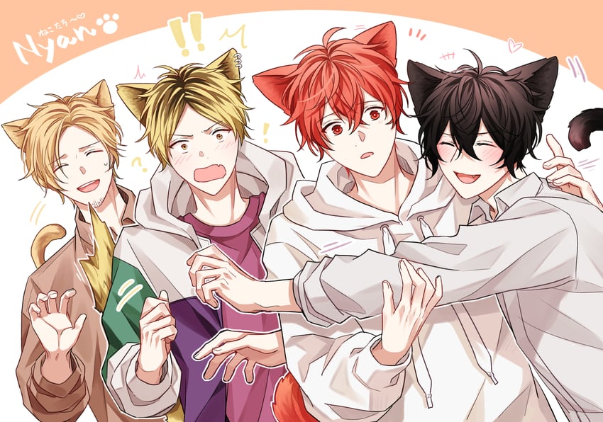 murata ugetsu, satou mafuyu, kashima hiiragi, and nakayama haruki (given) drawn by pinoli_(pinoli66)