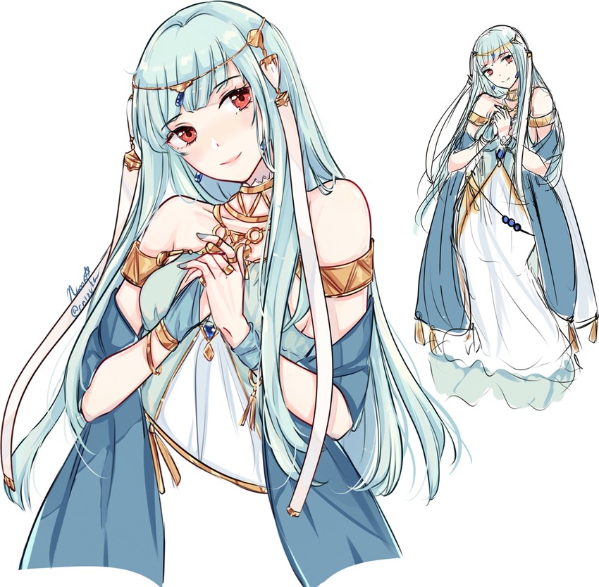 ninian (fire emblem and 2 more) drawn by nana_(mizukas)
