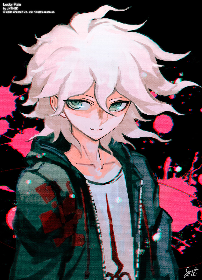 komaeda nagito (danganronpa and 1 more) drawn by jnt
