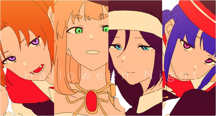 yoroizuka mizore, kasaki nozomi, nakagawa natsuki, and yoshikawa yuuko (hibike! euphonium) drawn by matarasu_(aaaaaaaaj)