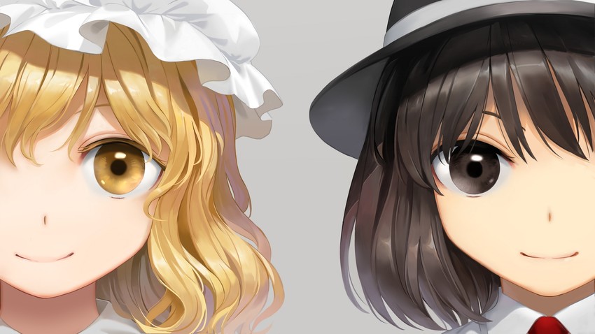 usami renko and maribel hearn (touhou) drawn by suna_(s73d)