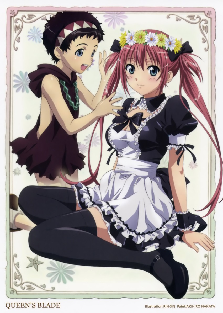 airi and rana (queen's blade) drawn by rin-sin