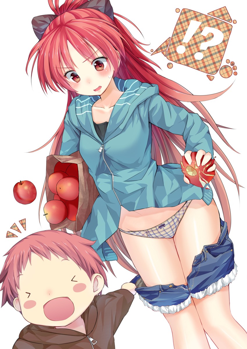 sakura kyoko and kaname tatsuya (mahou shoujo madoka magica) drawn by ogadenmon