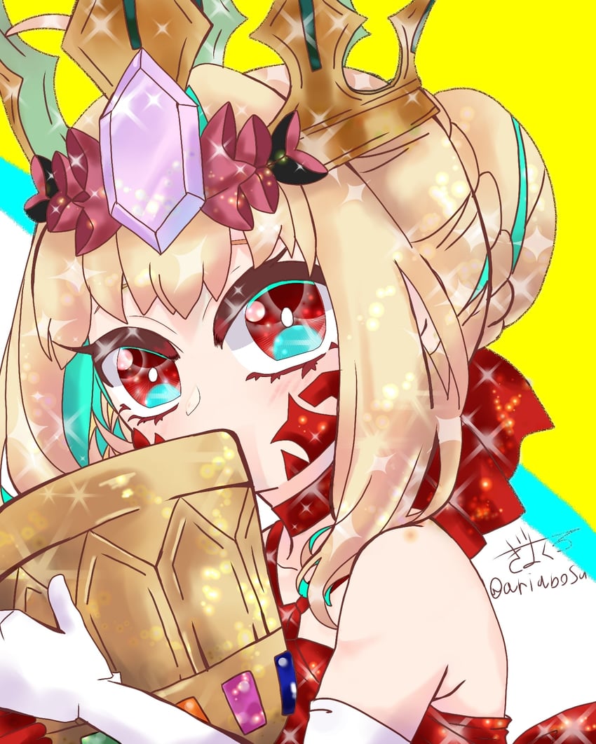 nero claudius and queen draco (fate and 1 more) drawn by ariabosu