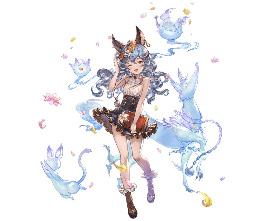 ferry, nicola, fugee, geegee, and beppo (granblue fantasy) drawn by minaba_hideo