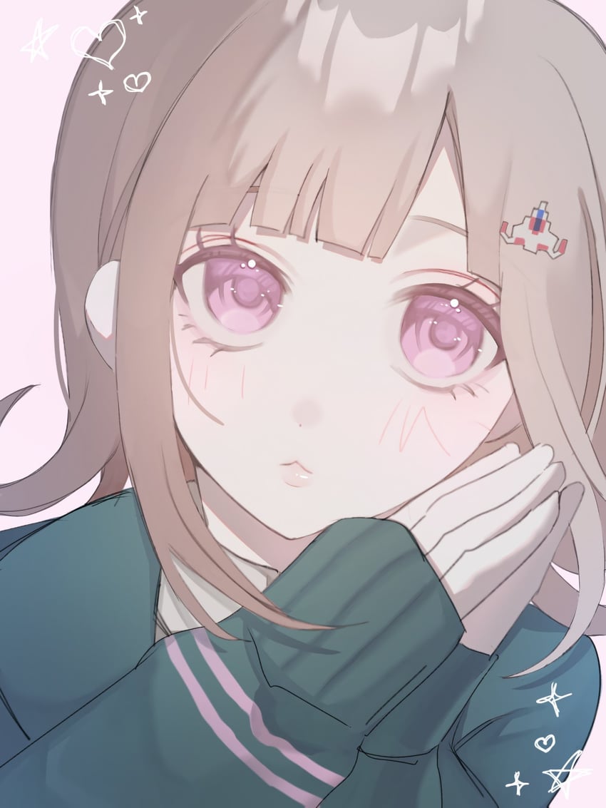 nanami chiaki (danganronpa and 1 more) drawn by rizu639
