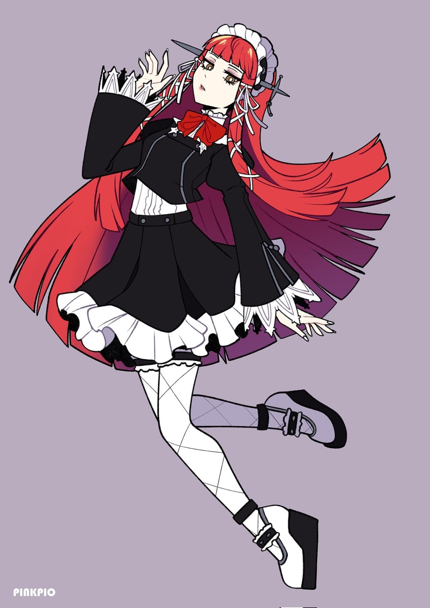 yoshino chidori (persona and 1 more) drawn by pinkpio1