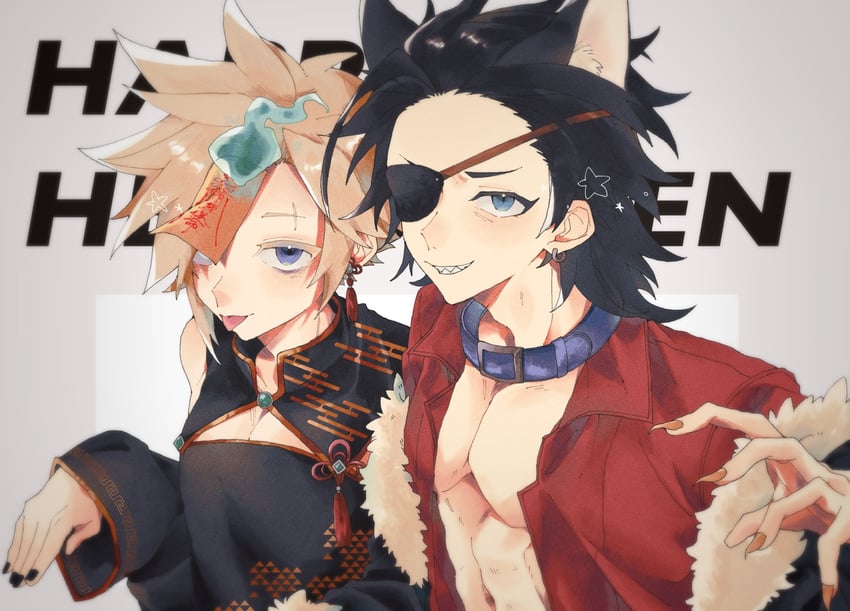 cloud strife and zack fair (final fantasy and 1 more) drawn by same_no_nituke3