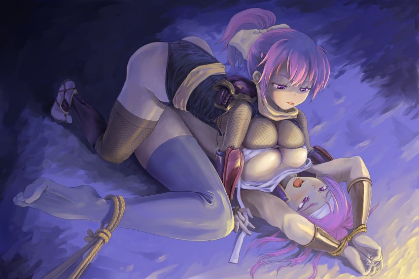 lenna charlotte tycoon, faris scherwiz, and ninja (final fantasy and 1 more) drawn by katatuki