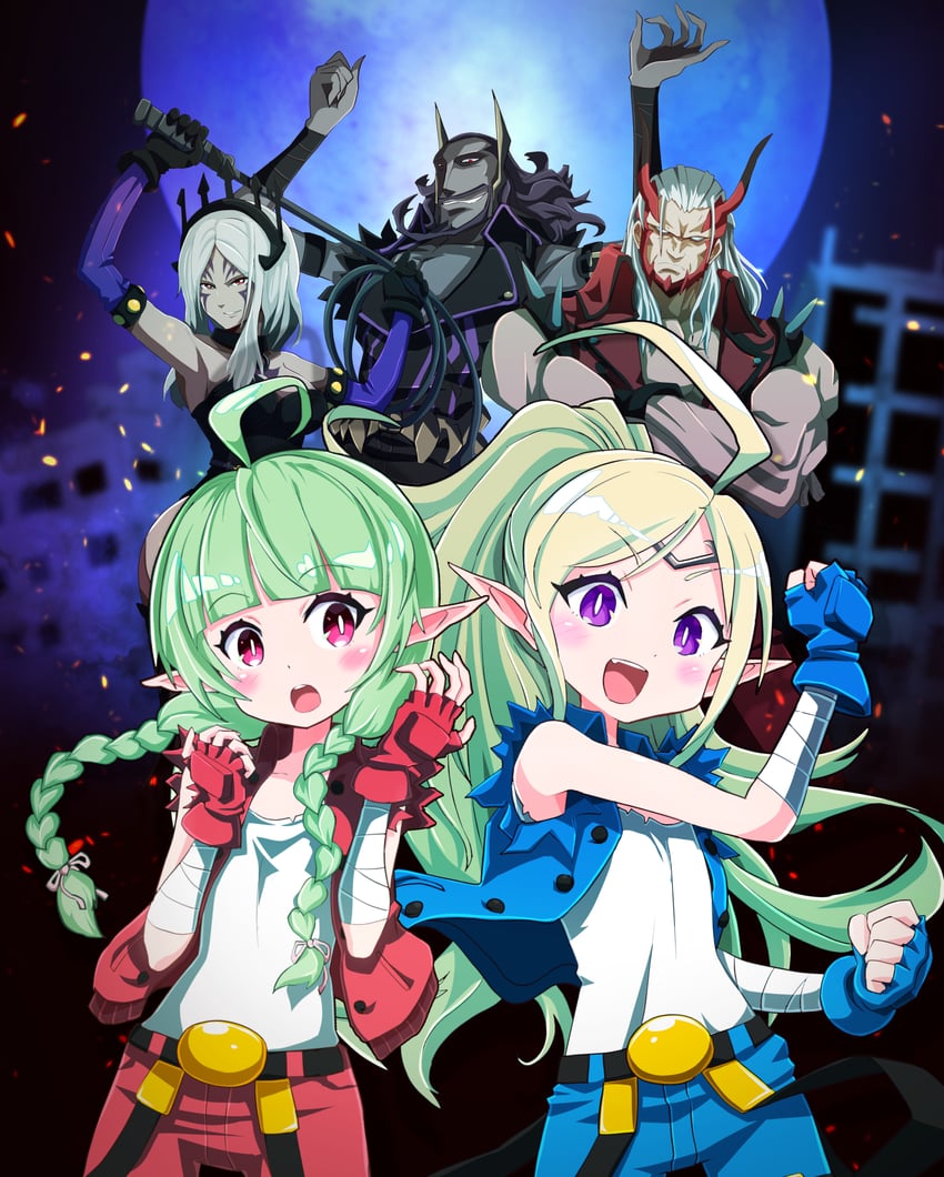 nowi, nah, aversa, walhart, and validar (fire emblem and 3 more) drawn by sakurajyousui_nami