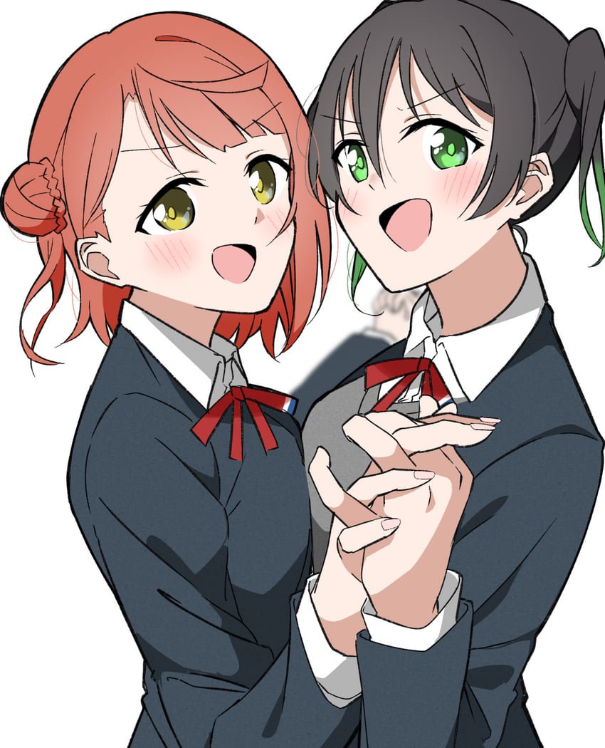 uehara ayumu and takasaki yu (love live! and 1 more) drawn by liz_(piyoko_piyop)