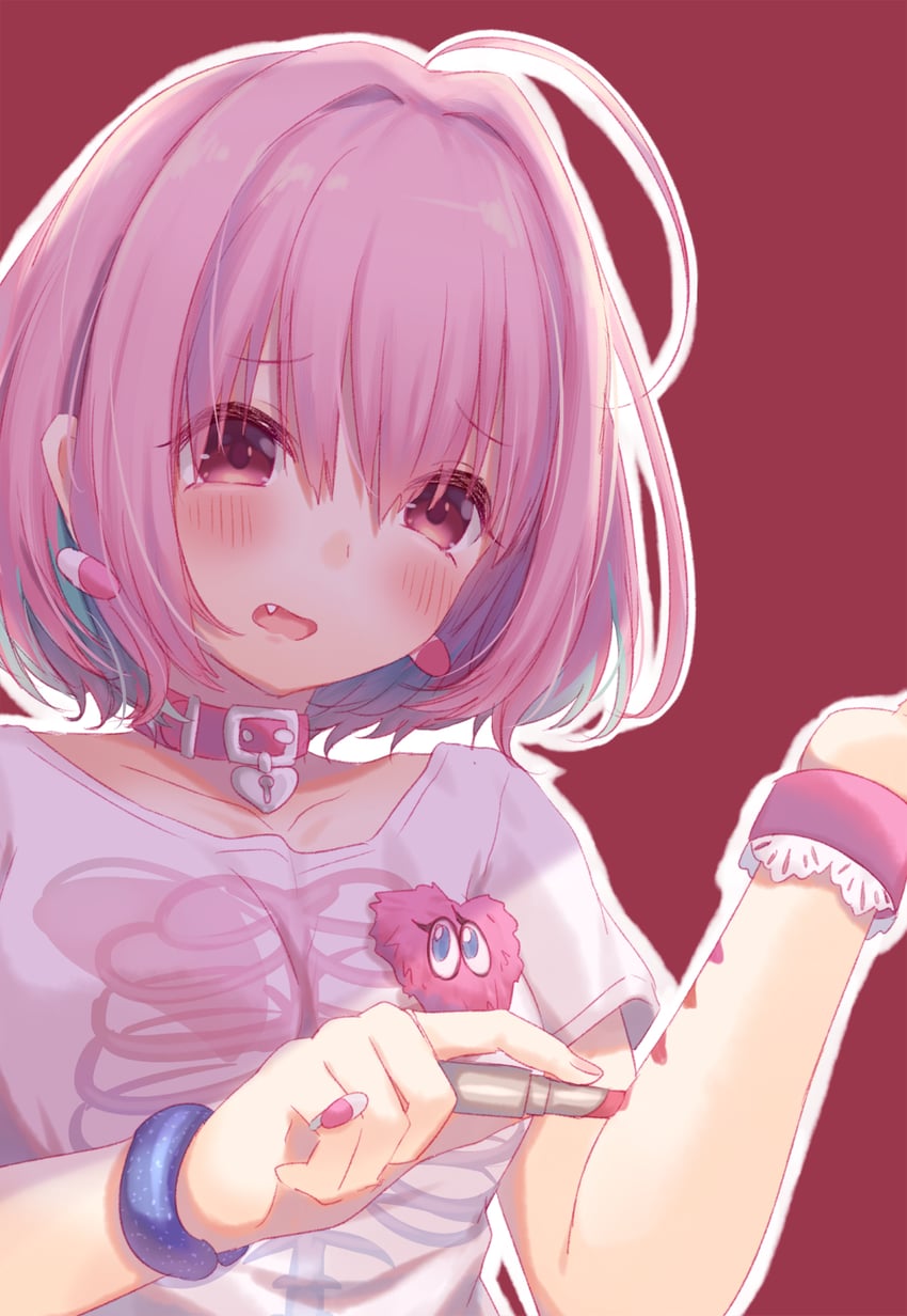 yumemi riamu (idolmaster and 1 more) drawn by kazane_mari