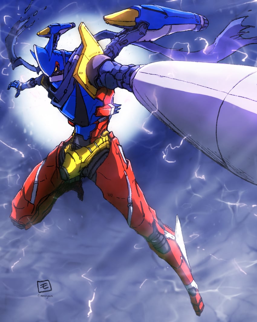 getter liger (getter robo and 1 more) drawn by moyan