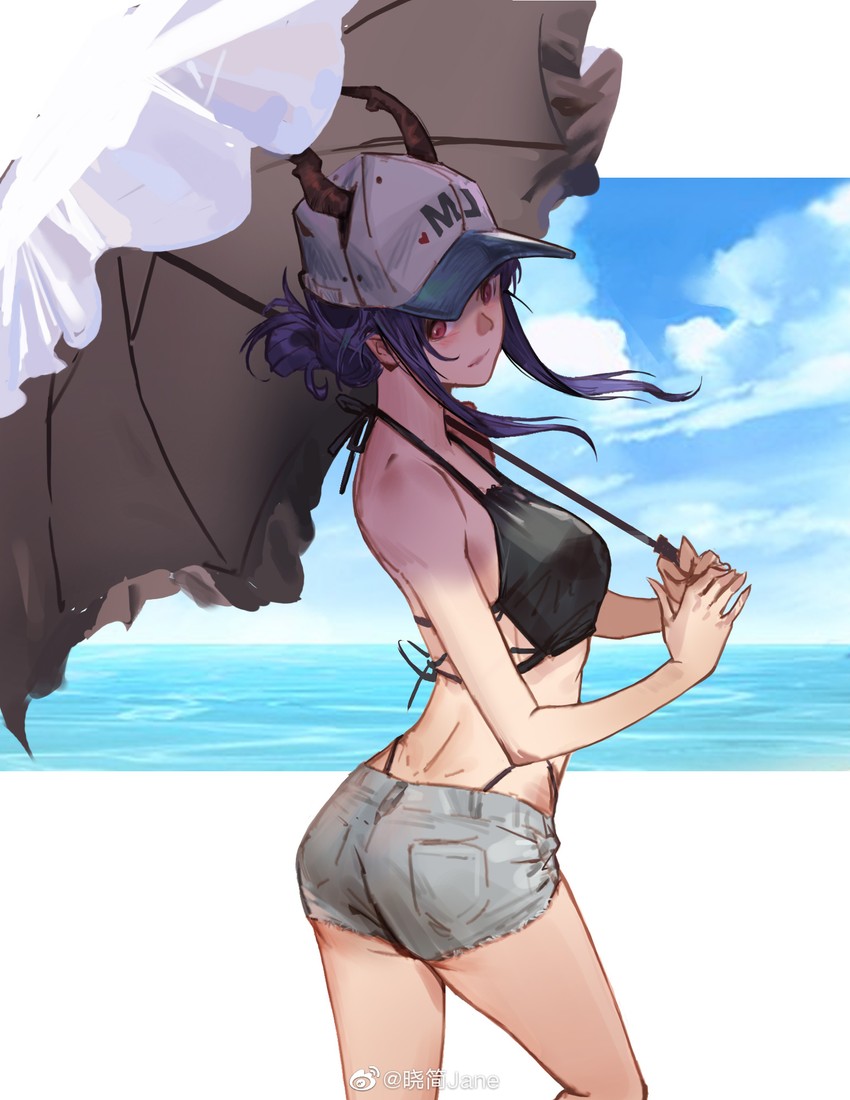 ch'en and female tourist c (arknights) drawn by jane_xiao