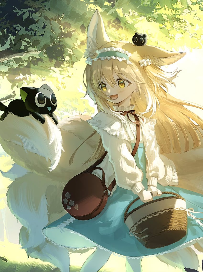 suzuran, luo xiaohei, and heixiu (arknights and 1 more) drawn by sekai_noto