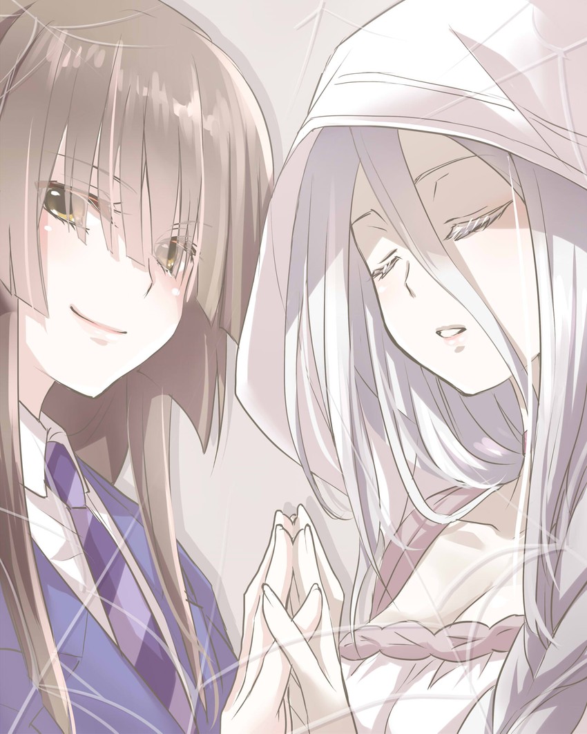 shiraori and d (kumo desu ga nani ka?) drawn by bonkaijorno