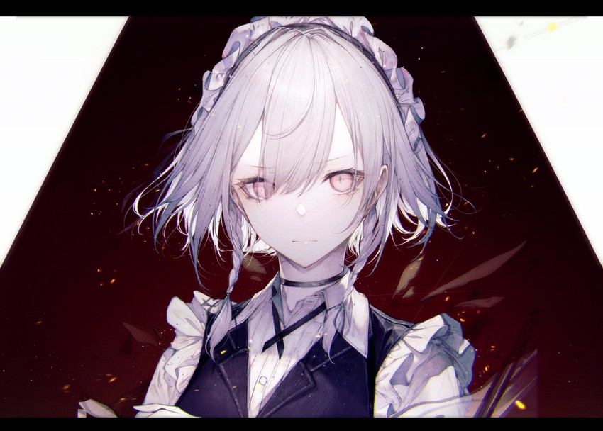 izayoi sakuya (touhou) drawn by hito_komoru