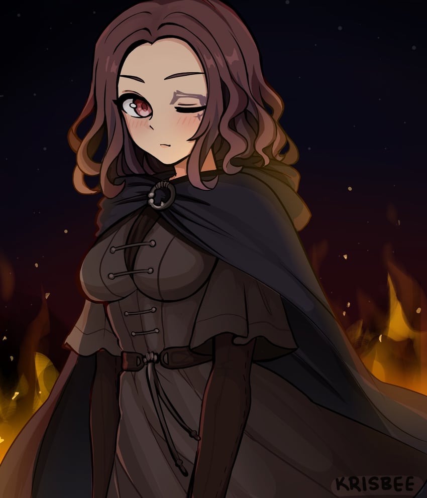 melina (elden ring) drawn by krisbee