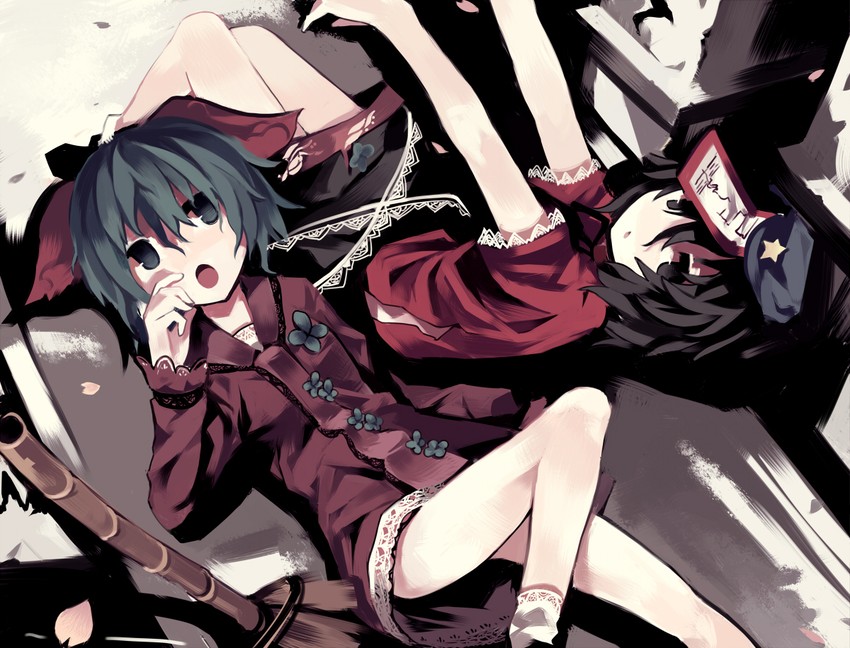 miyako yoshika and kasodani kyouko (touhou) drawn by fuukadia_(narcolepsy)