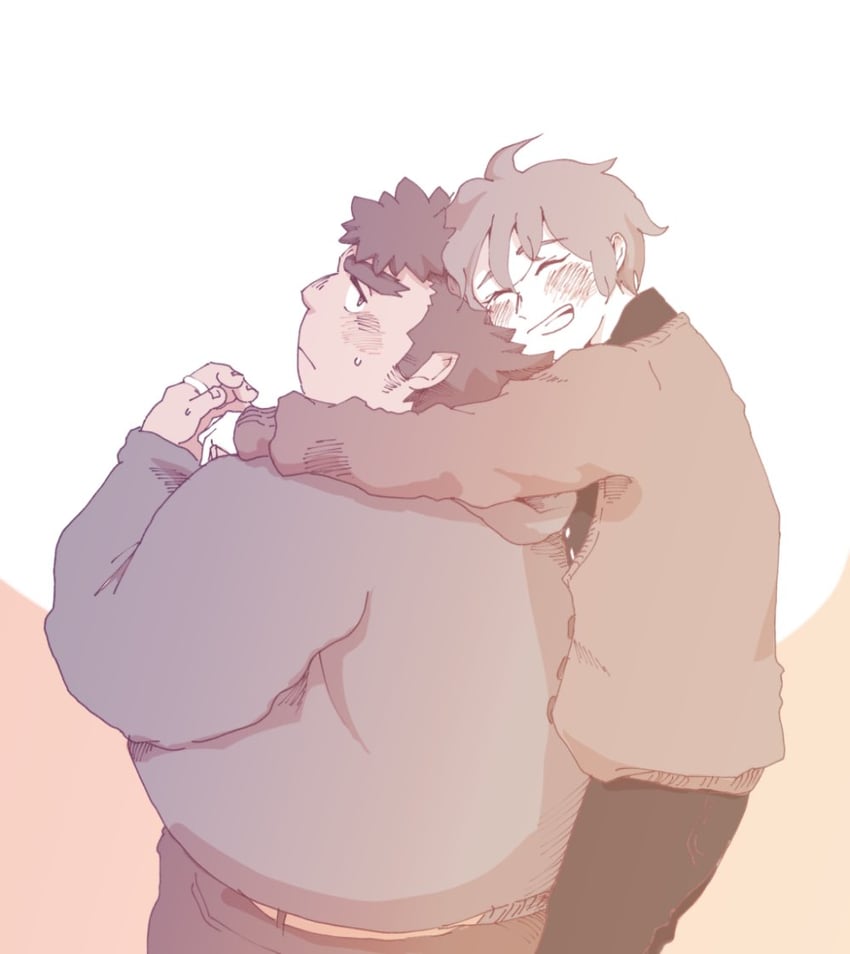 protagonist 4 and andvari (tokyo afterschool summoners) drawn by baku_hosamo