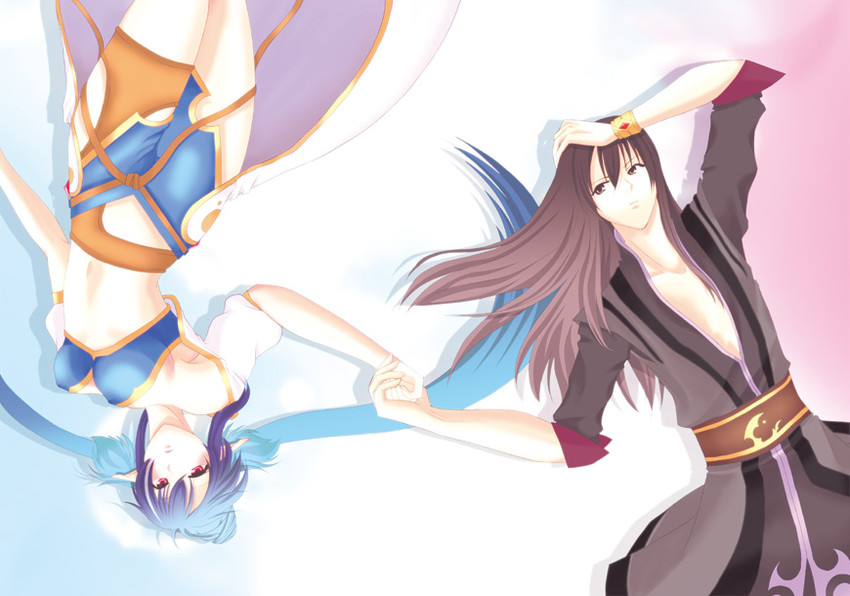 yuri lowell and judith (tales of and 1 more) drawn by urara_(ultra_radical_fullpower)