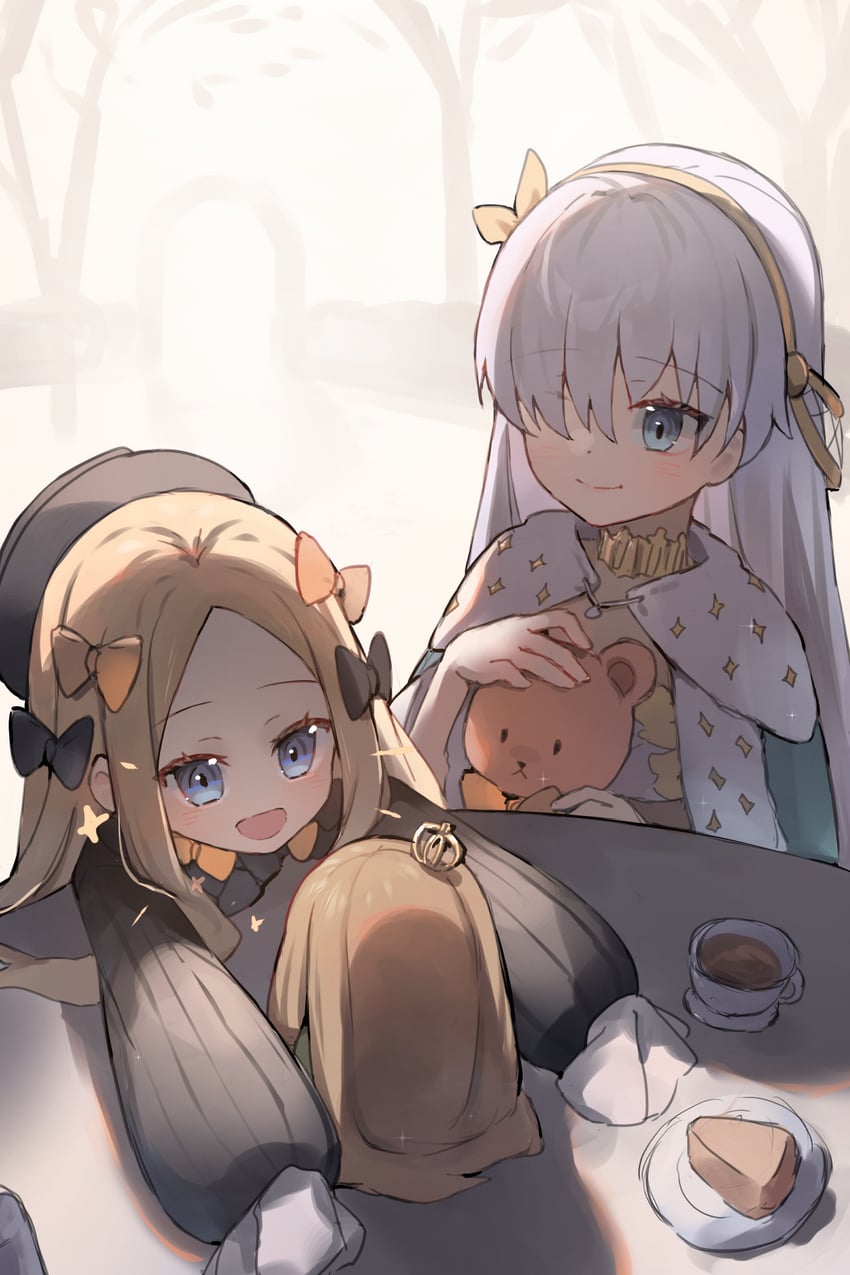 abigail williams, anastasia, and viy (fate and 1 more) drawn by miya_(miyaruta)