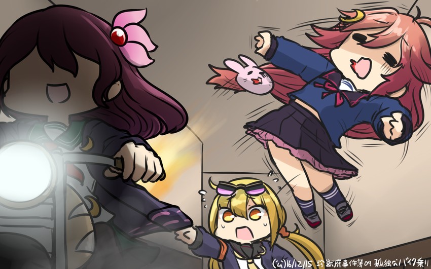 uzuki, satsuki, kisaragi, kisaragi kai ni, and satsuki kai ni (kantai collection and 2 more) drawn by hamu_koutarou