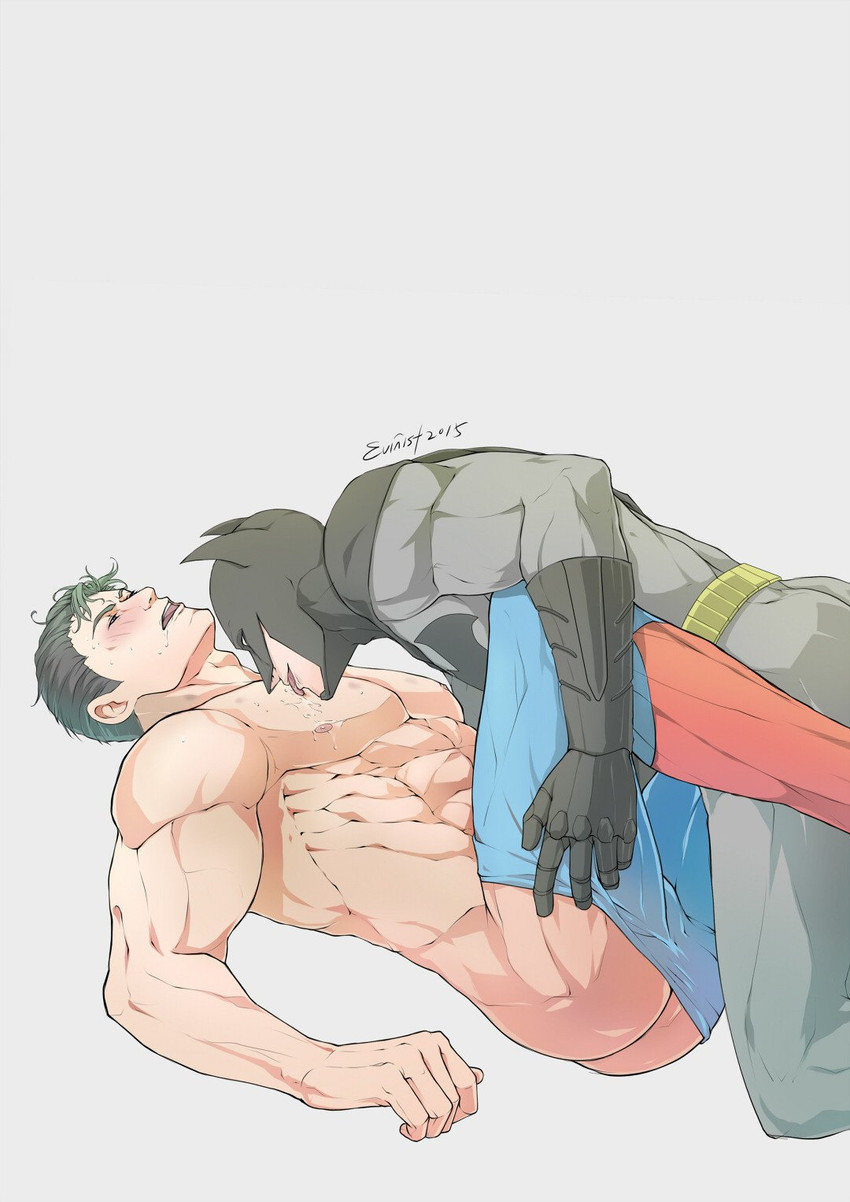 batman, superman, clark kent, and bruce wayne (dc comics and 2 more) drawn by evinist