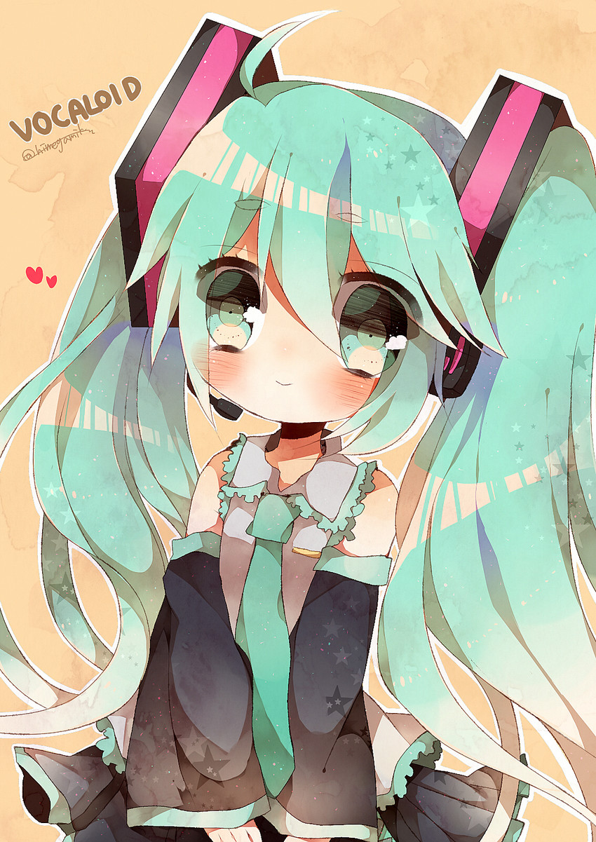 hatsune miku (vocaloid) drawn by himegamik