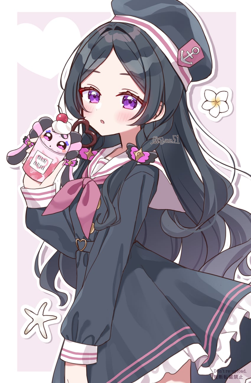 meroron (precure and 1 more) drawn by hiiragi_syuu