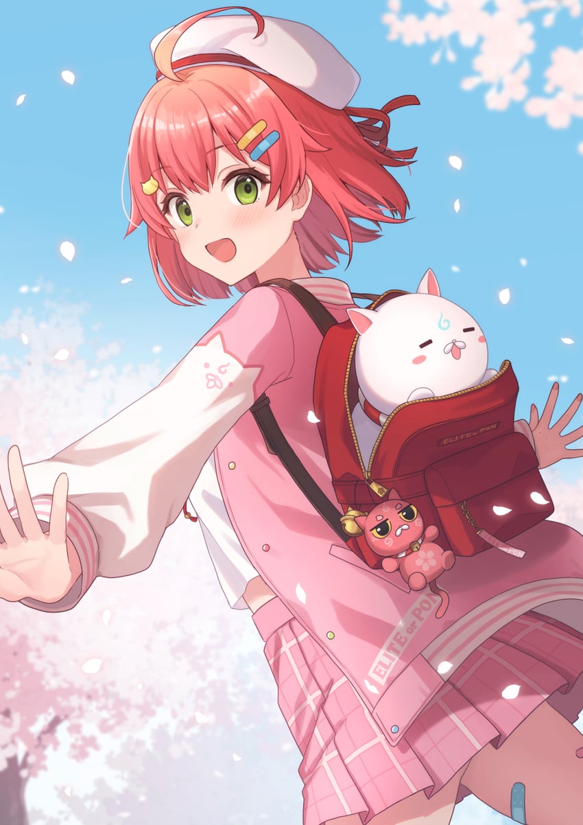 sakura miko, 35p, and kintoki (hololive) drawn by koto_(colorcube)