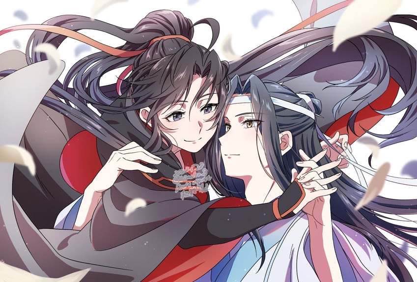wei wuxian and lan wangji (modao zushi) drawn by kimako_(kimako_8)