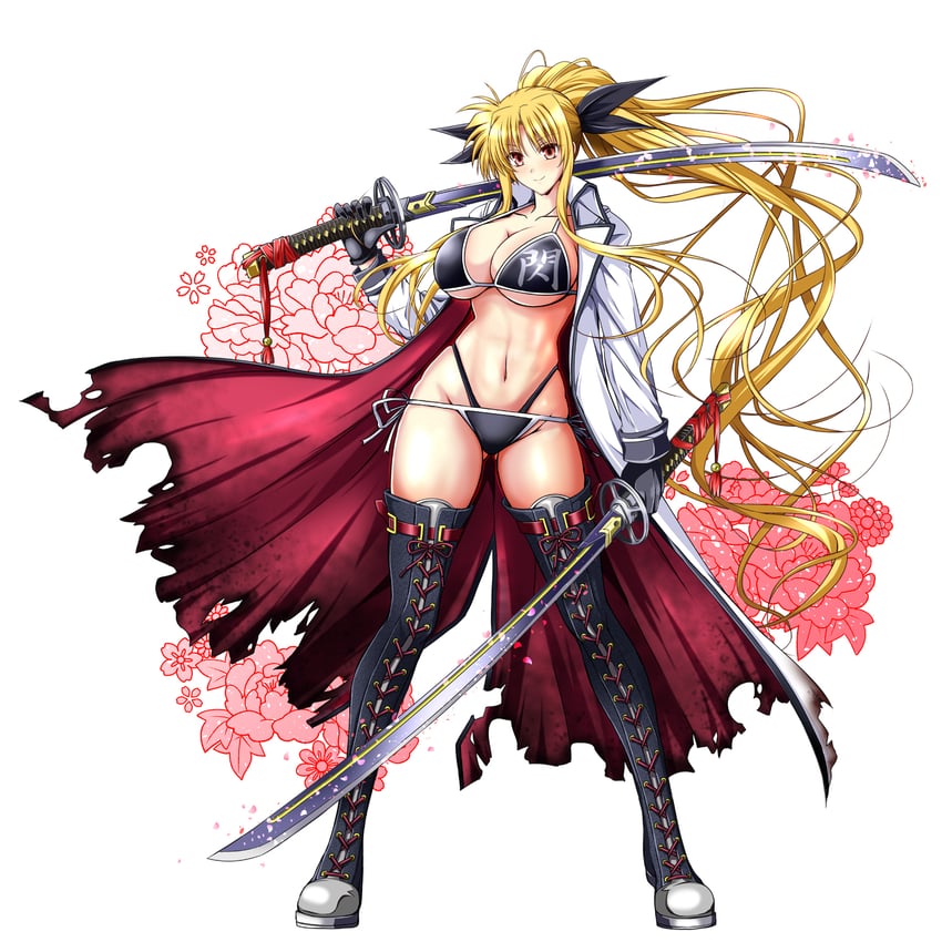 fate testarossa (lyrical nanoha and 1 more) drawn by kiriya_(aprikose_0312)