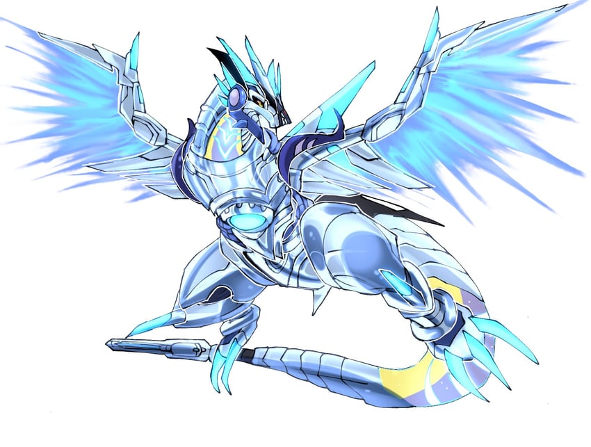 miraidon and metallicdramon (pokemon and 1 more) drawn by matrixdragonn