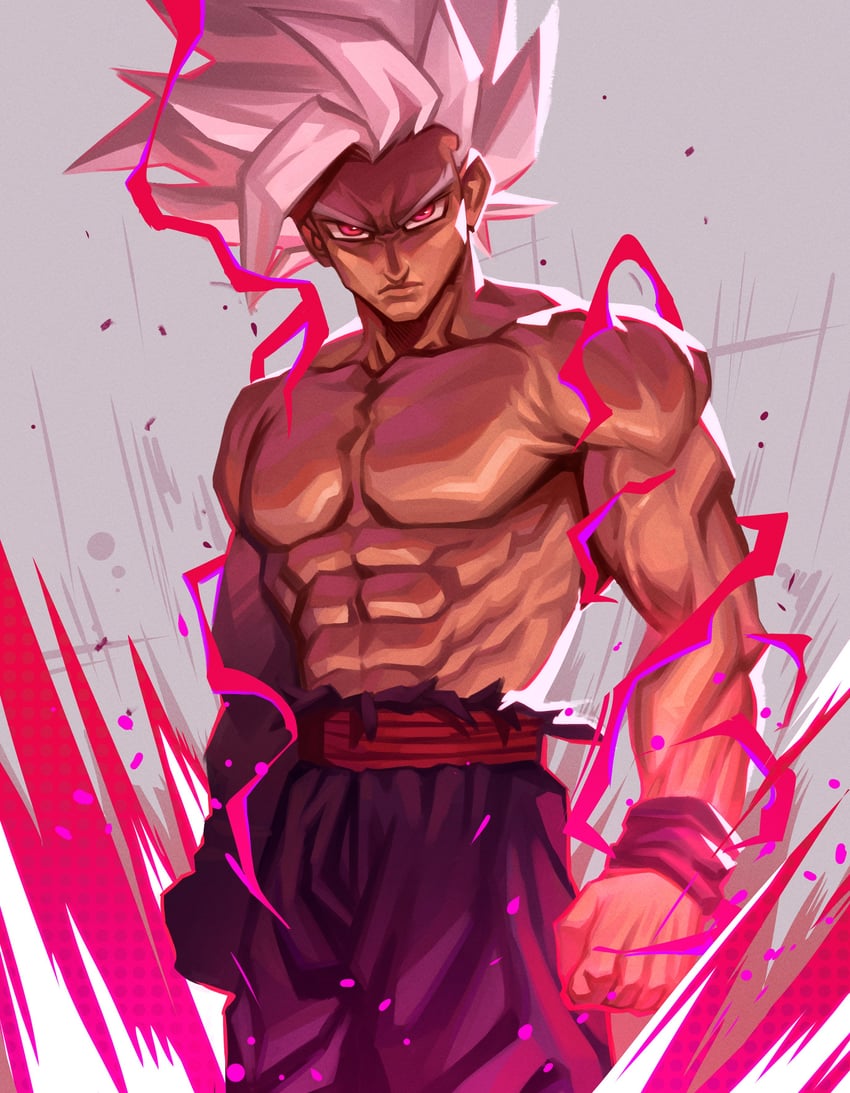 son gohan and gohan beast (dragon ball and 2 more) drawn by obarii