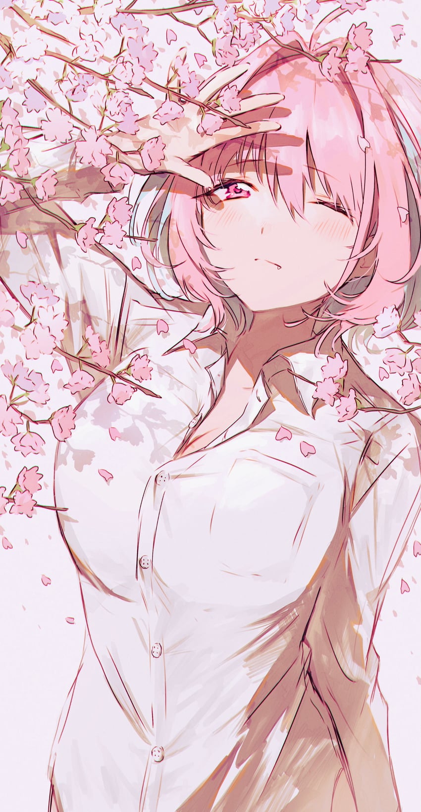 yumemi riamu (idolmaster and 1 more) drawn by hamachamu