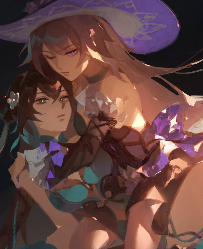 herta, the herta, and ruan mei (honkai and 1 more) drawn by elodeas