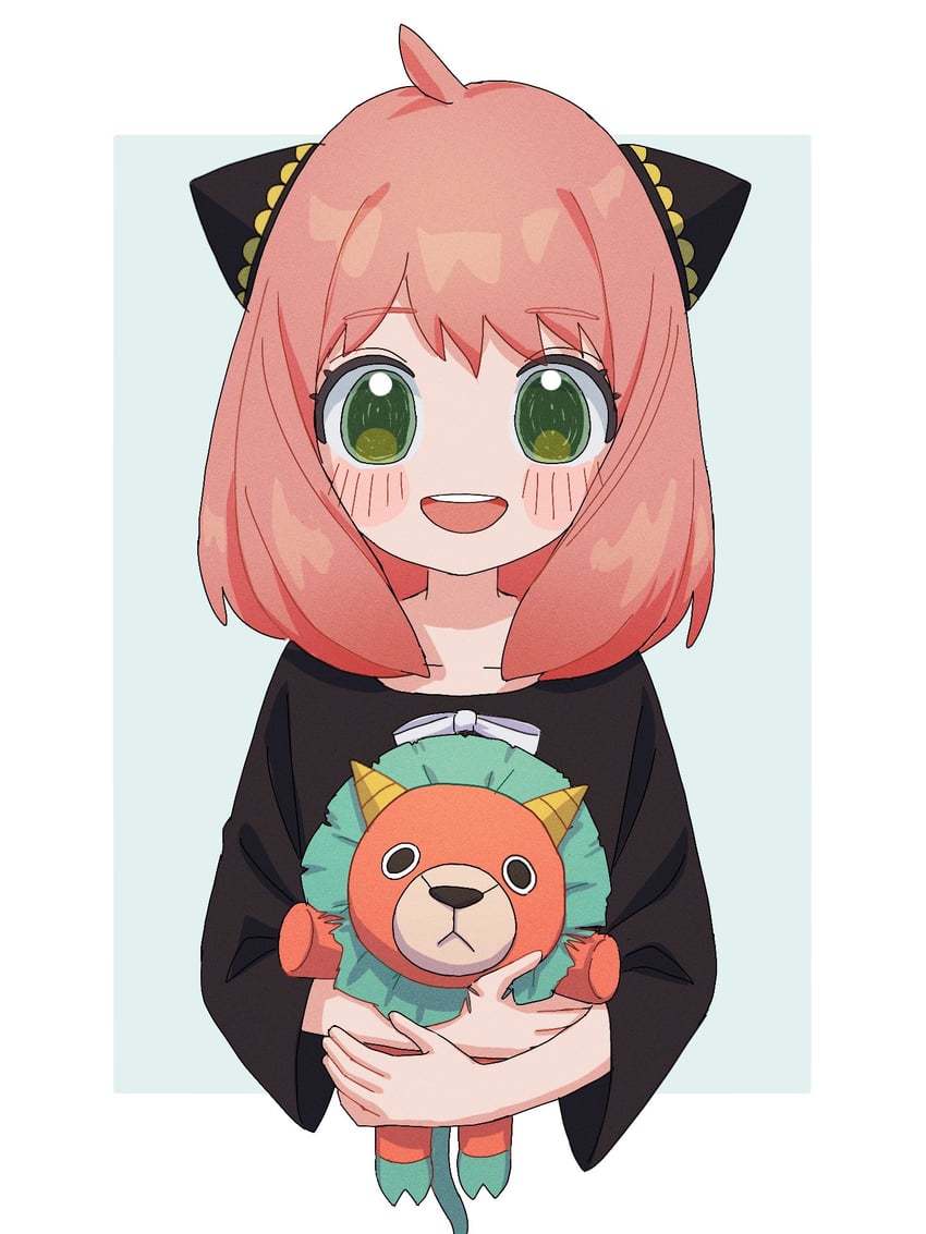 anya and director chimera (spy x family) drawn by hamafugu